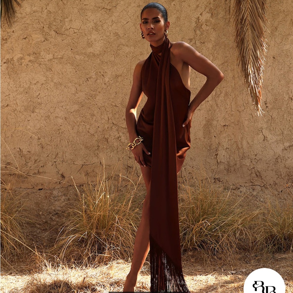 Rat & Boa Brown Serafia Dress